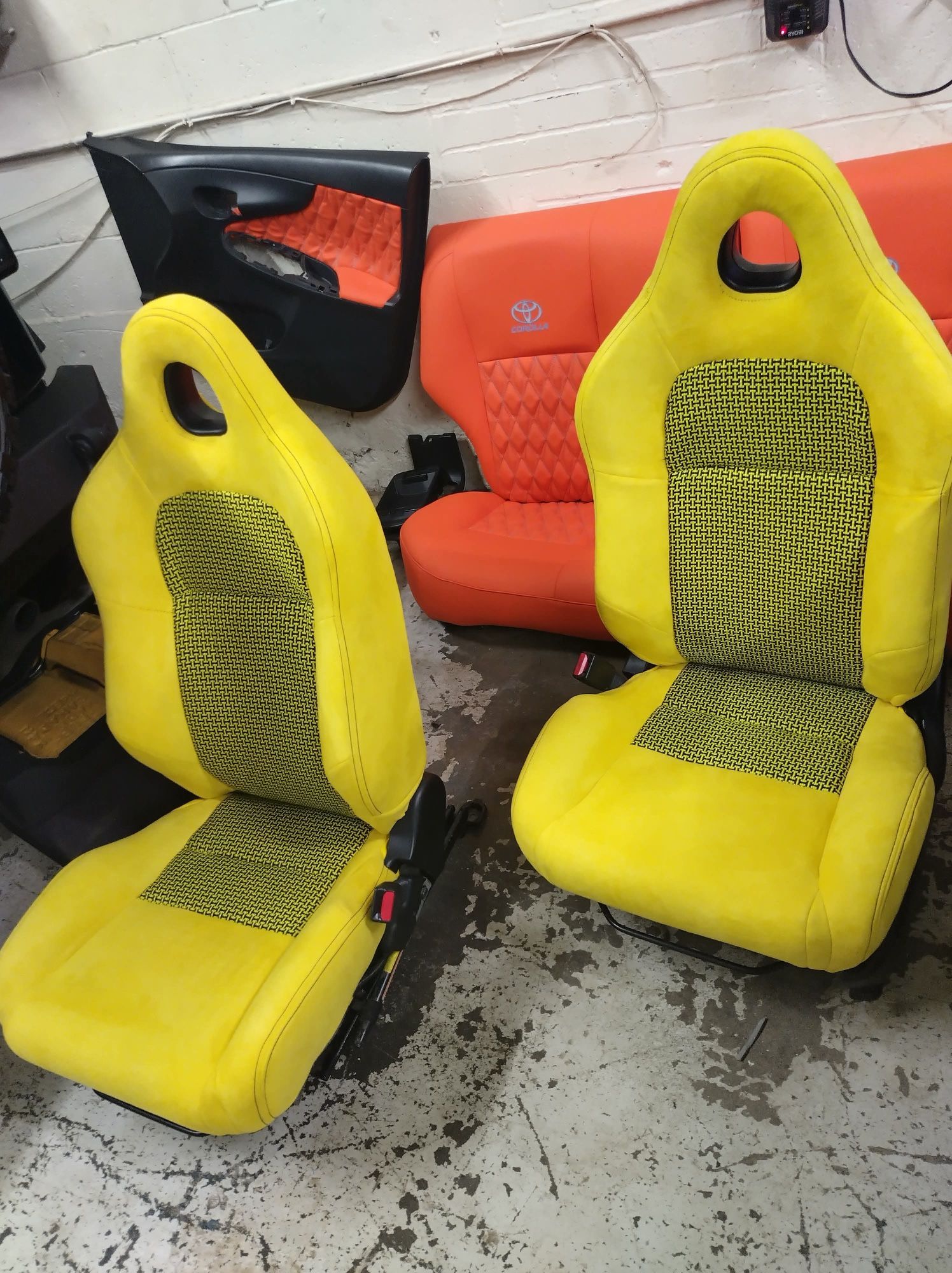 Ep3 Seats Recaro Tom Wildcat Fabric Custom