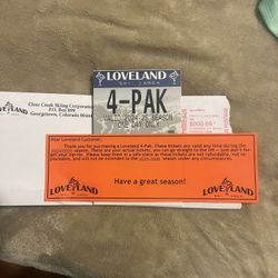 Loveland lift Tickets