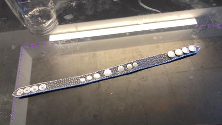 DIY punk bracelet
