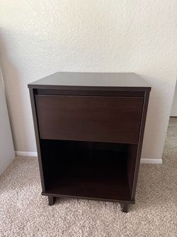 Dark Brown Nightstand