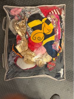 FREE - Assorted Dog Clothes & Blanket Bundle