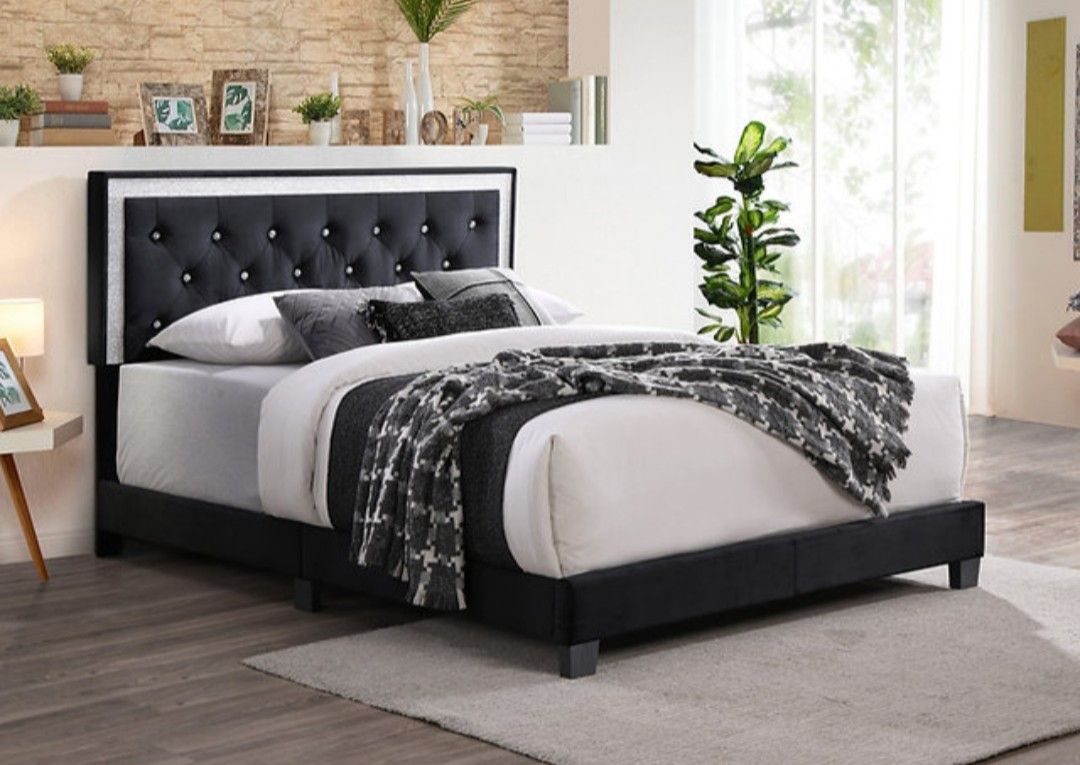 New Queen Size Platform Bed With Mattress And Free Delivery 