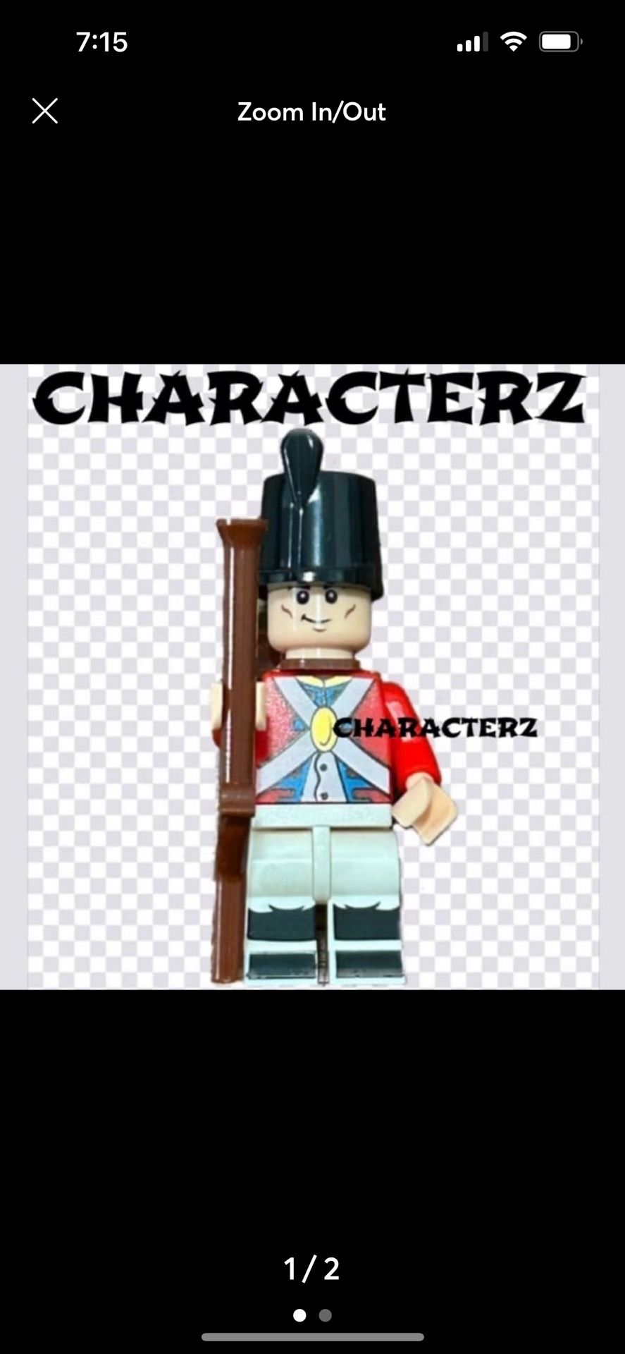 Revolutionary War British Soldier Minifigure