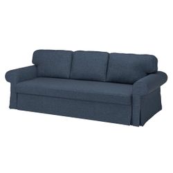  ⸻  IKEA Queen Sleeper Sofa with Mattress – Navy Blue