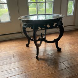 Antique Lighthouse Accent Table  