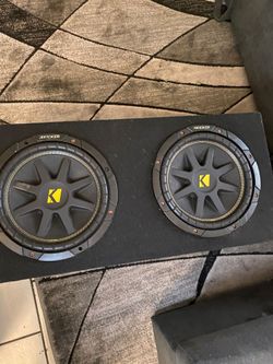Kicker Dual 10" Subwoofer Speaker Box