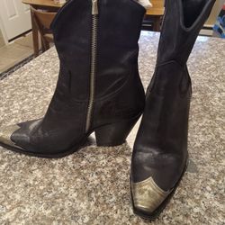 Italian Leather Boots 7.5