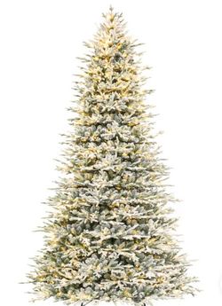 7 1/2 ft Snow Tree Prelit Warm White (ABI)