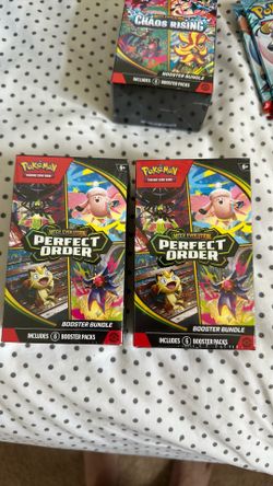 (2) Pokémon Perfect Order Bundle (sealed)