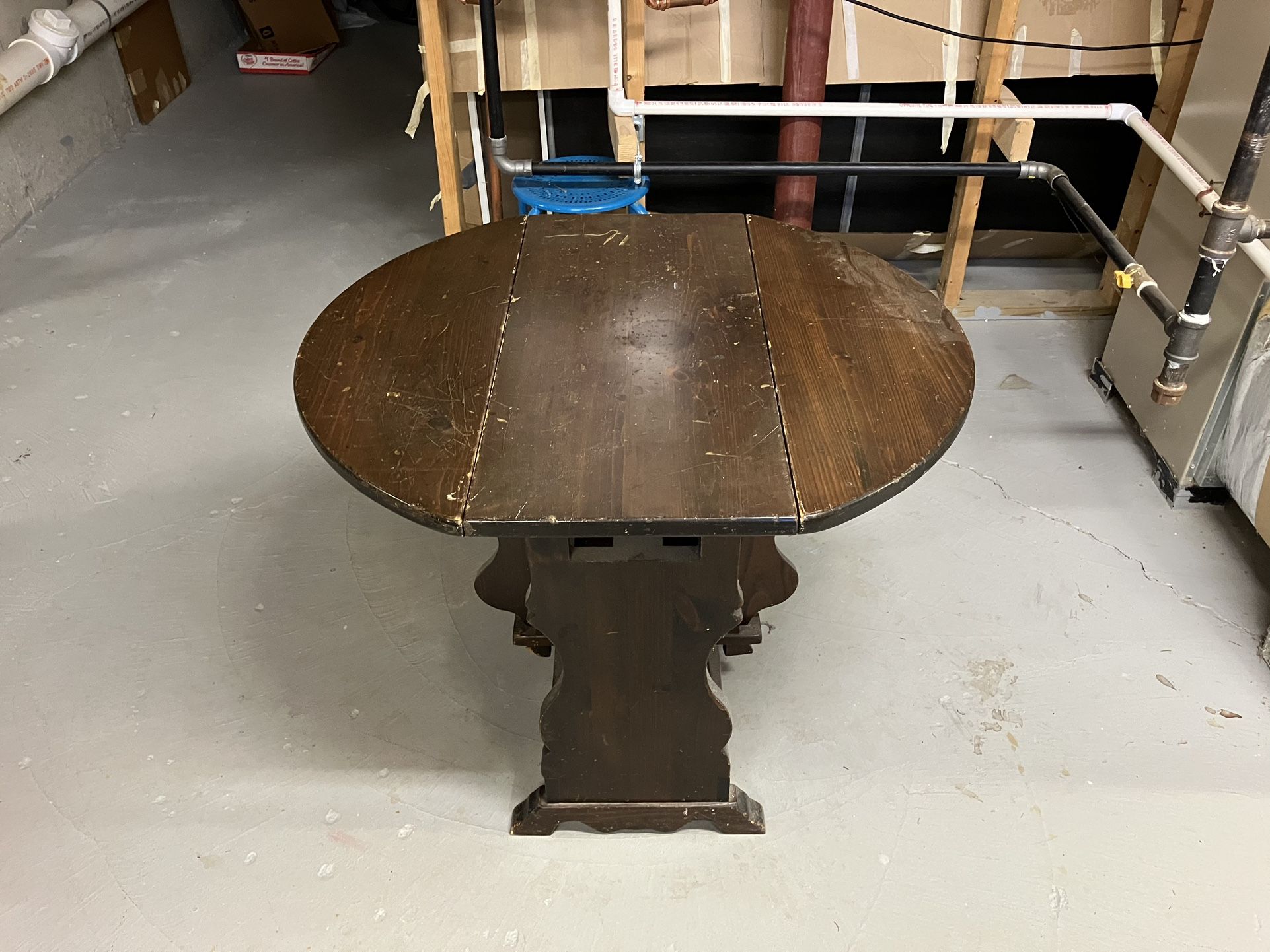 Fold Up End Table Or Coffee Table