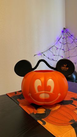 Mickey Mouse Halloween Pumpkin Trick-or-Treat Bucket
