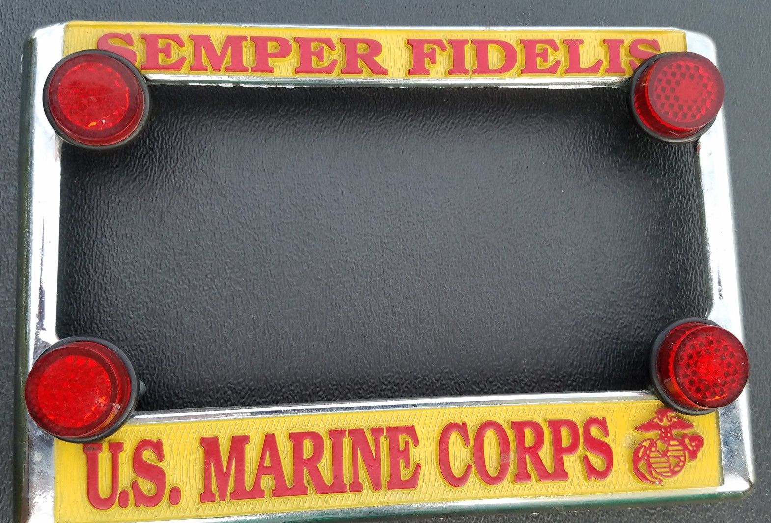 Marine Corps Motorcycle License Plate Holder