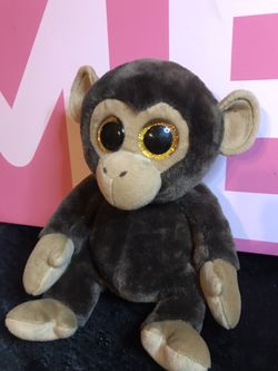 TY Bananas plush stuffed monkey!13 inches! New!