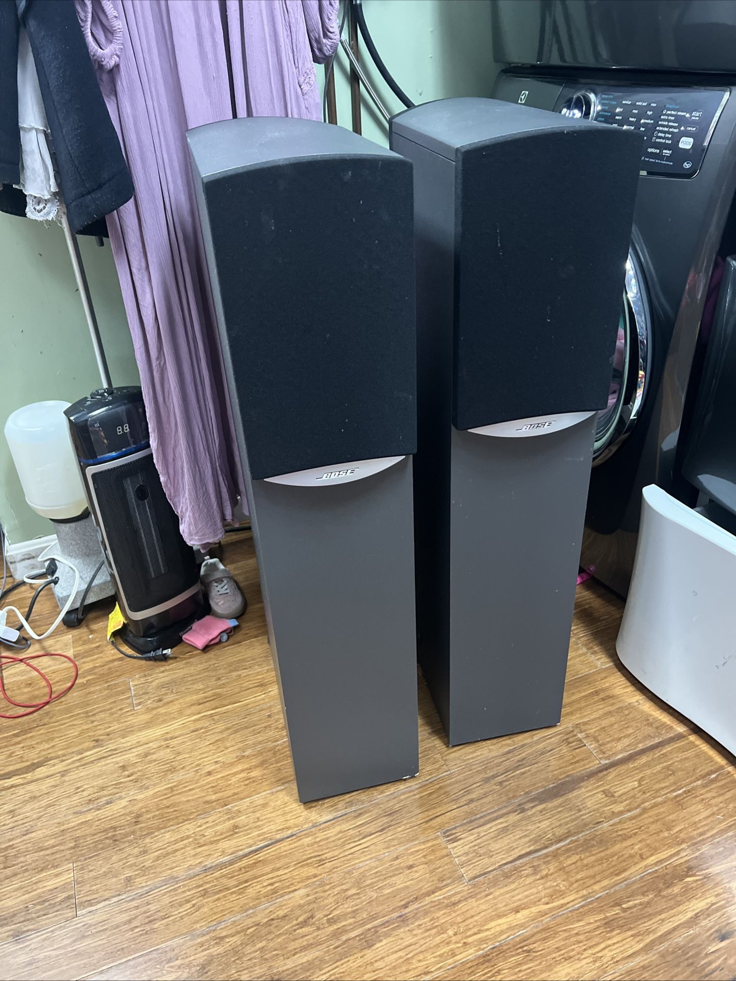 VTG Bose 701 Series II Floor Standing Speakers Pair Graphite Gray “ No Wire”