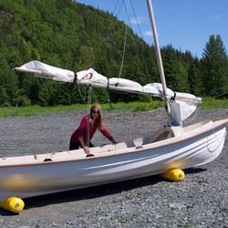 Beach Rollers To Pull Sailboat/rowboat On Shore