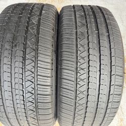 Two Premium Tires 255/50/19 Dunlop Grandtrek With 75% Left Good Deal Both 