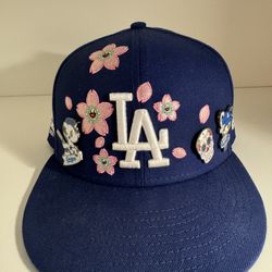 dodgers x murkami snapback