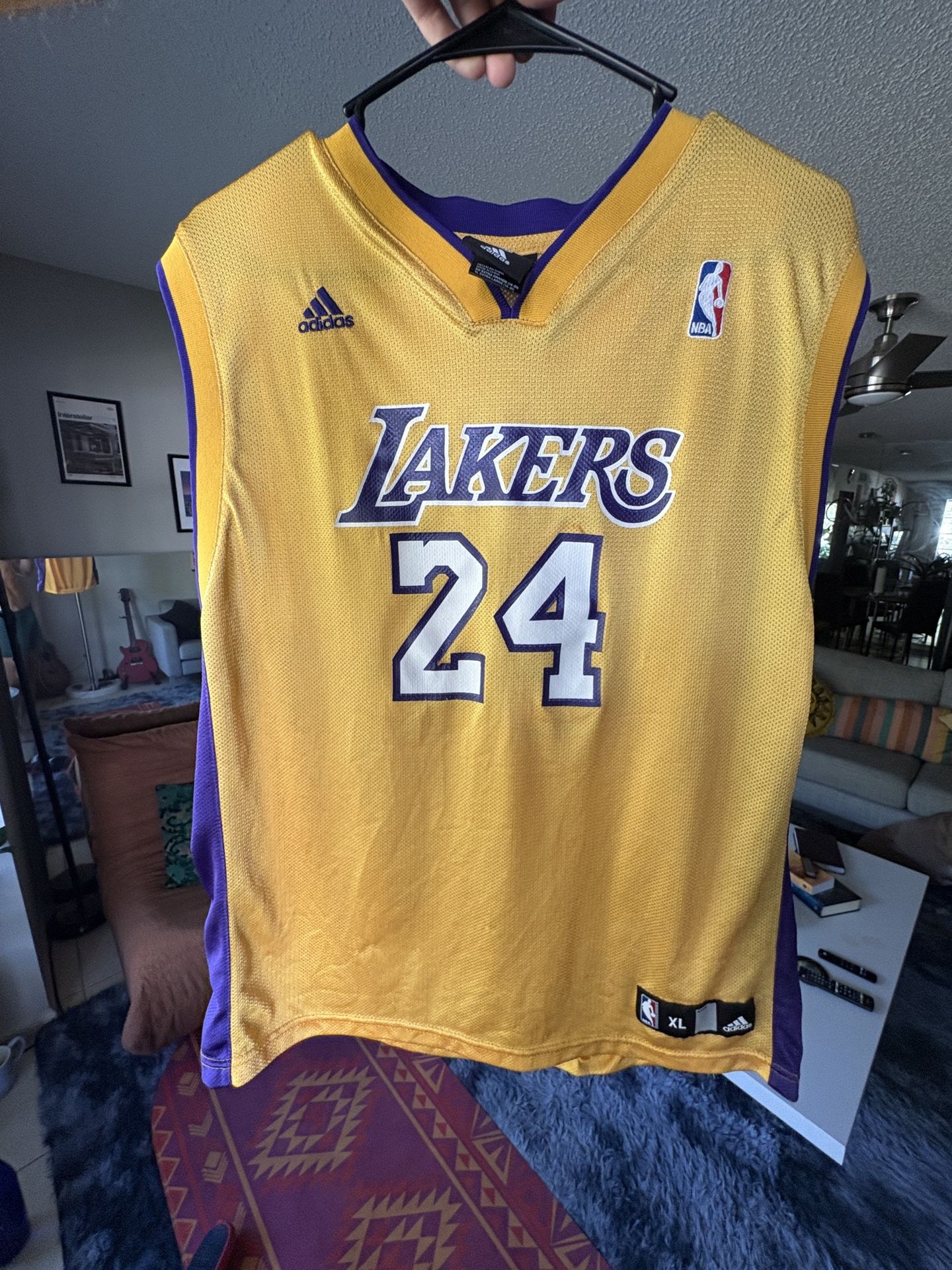 Authentic Kobe Bryant #24 Lakers Jersey – Adidas, Size XL