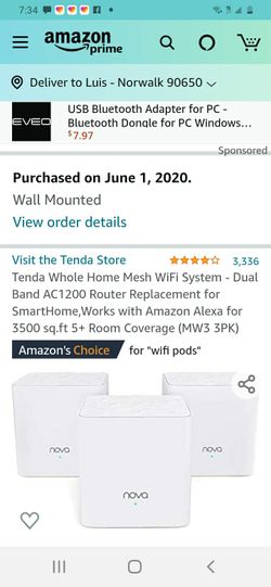 WiFi sys. Adapter. Nova ADC8