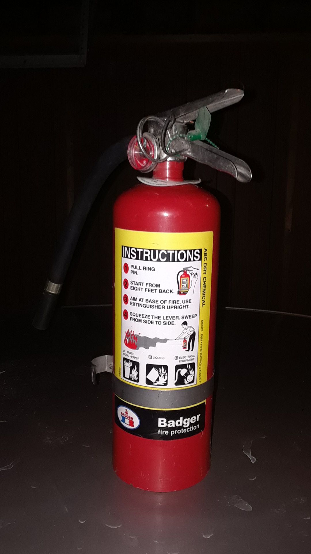 Badger fire protection never used
