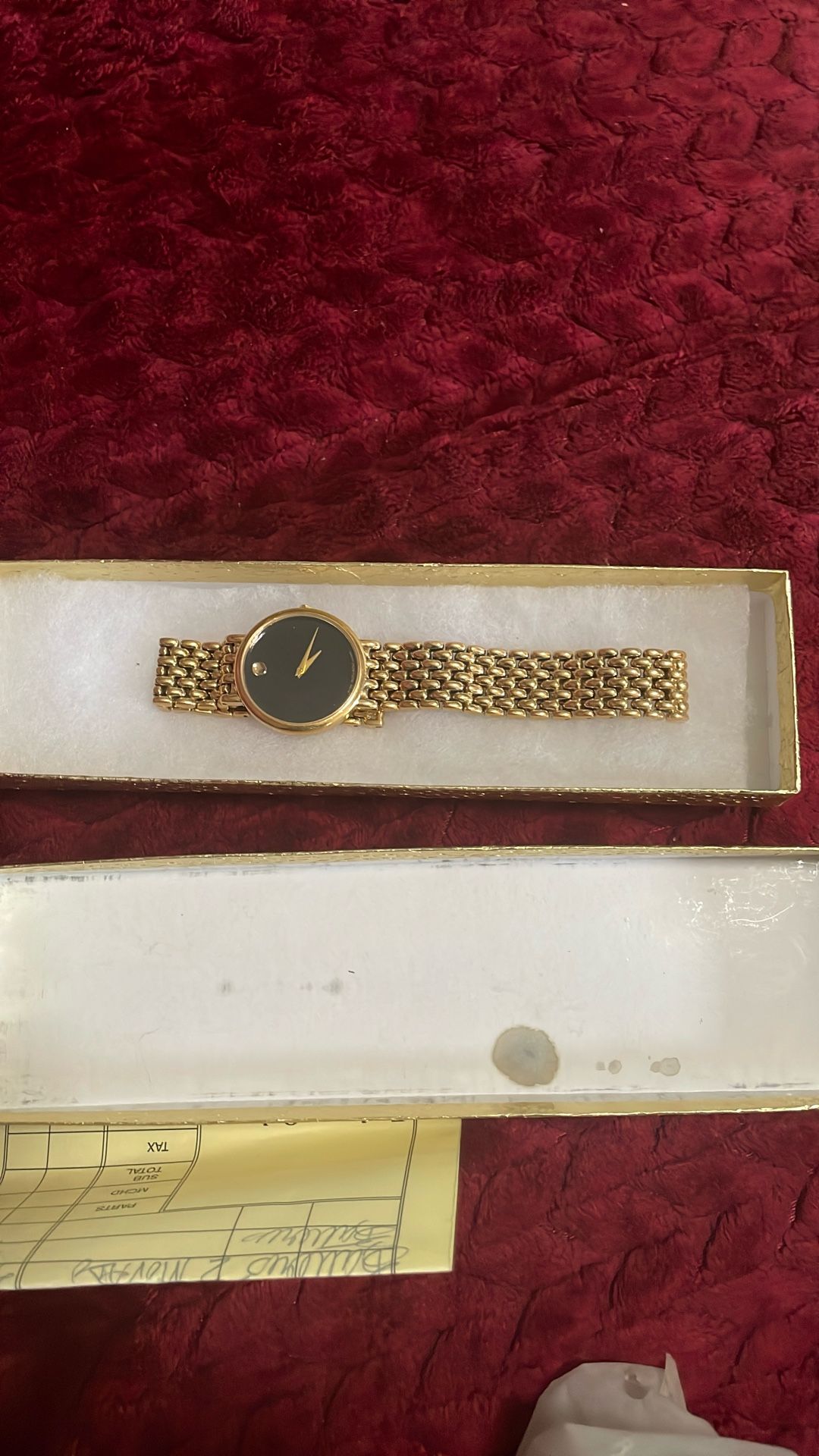 Movado quartz watch 