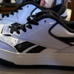 Reebok Platform Silver White Black Shoes Size 5 Retro Look 90s Throwback