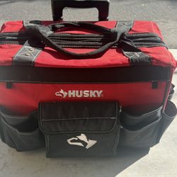 Husky Rolling Tool Bag. Good Condition 