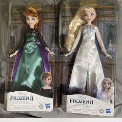 Brand New Elsa And Anna, Frozen 2  Queen Dolls   $25 for Both  