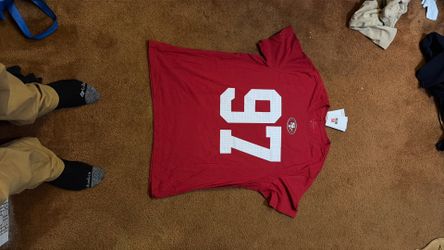 Nick Bosa Number 97 Nike Tee XL