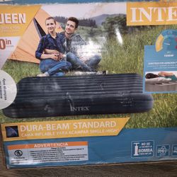 Durabeam Standard Air Mattress 10inch Queen Pump Not Included New In Box Sealed 