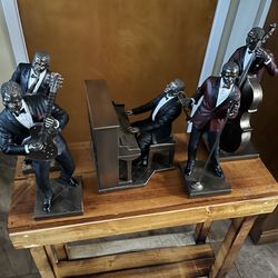 Veronese Musicians Bronze Statues