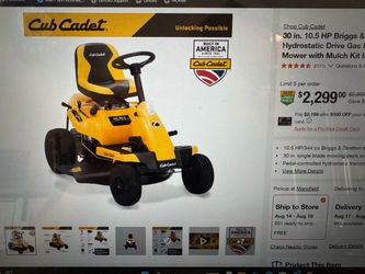 Cub Cadet CC 30 H Hydrostatic Drive!