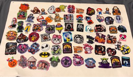 70 pieces Acrylic and planer flatbacks Halloween theme