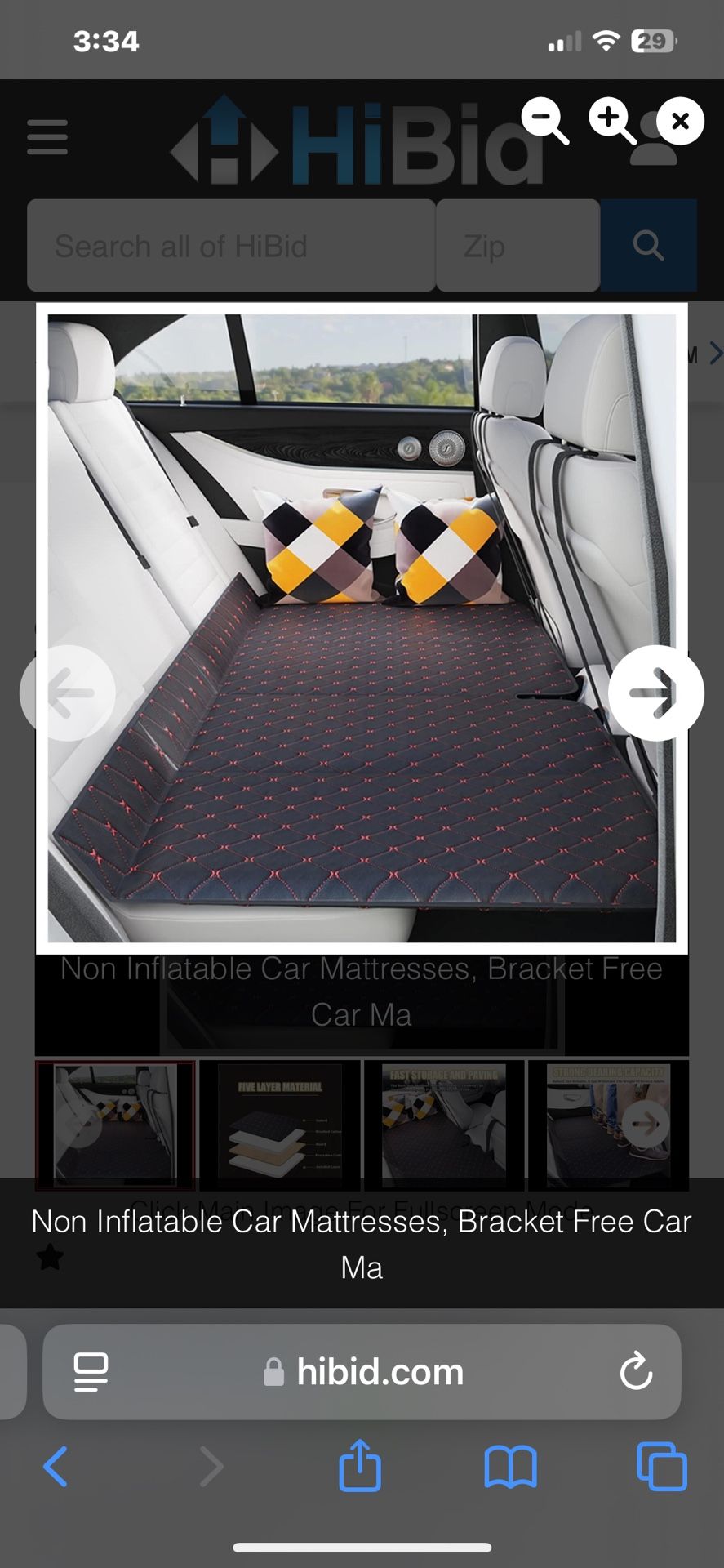 Non Inflatable Car Mattresses, Bracket Free Car Mattress,Double-Sided Folding Car Bed Mattress,Mattress Suitable for The Rear Seat of Most Cars