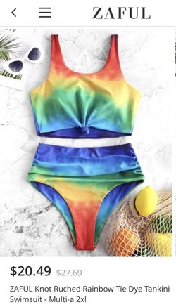 Very cute Tankini swimsuit 2Xl fits size 14