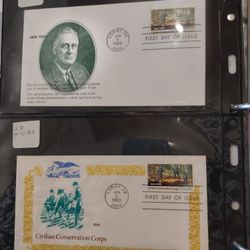 USPS 2  First Day Covers 