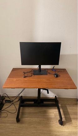 Standing Desk and Computer Chair
