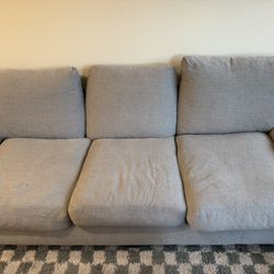 Grey Sofa and Love Seat