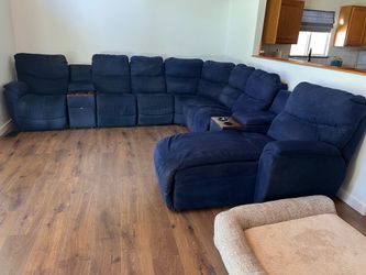 Large electric sectional couch