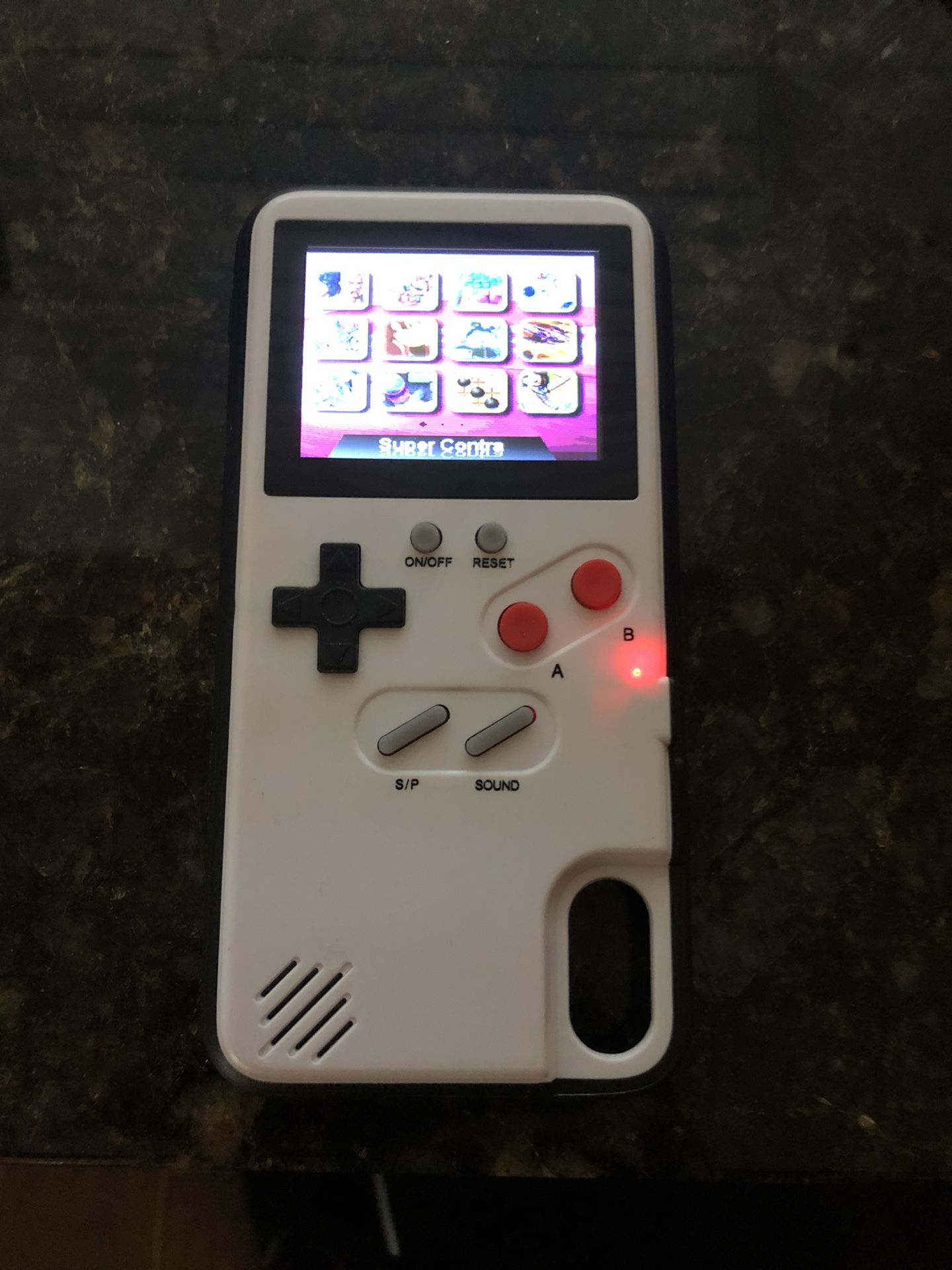 iPhone X Nintendo game boy case