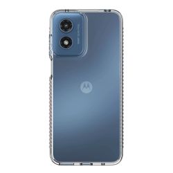 Stylized Gel Case for Motorola Moto G Play 2024 Clear