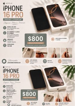 Apple iPhone 16 Pro  with Box