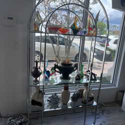 Chrome And Glass Shelving 