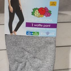 Women's Waffle Thermal Pants $7 each (Two Available in size Large 12-14)