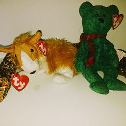 Lot Of 3 Retired Beanie Babies