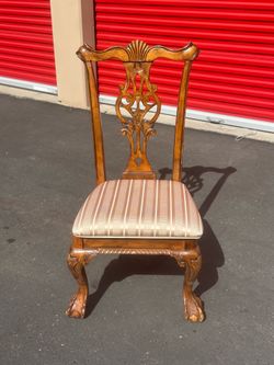 Hand carved chair