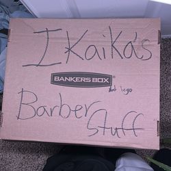 Assorted barber equipment