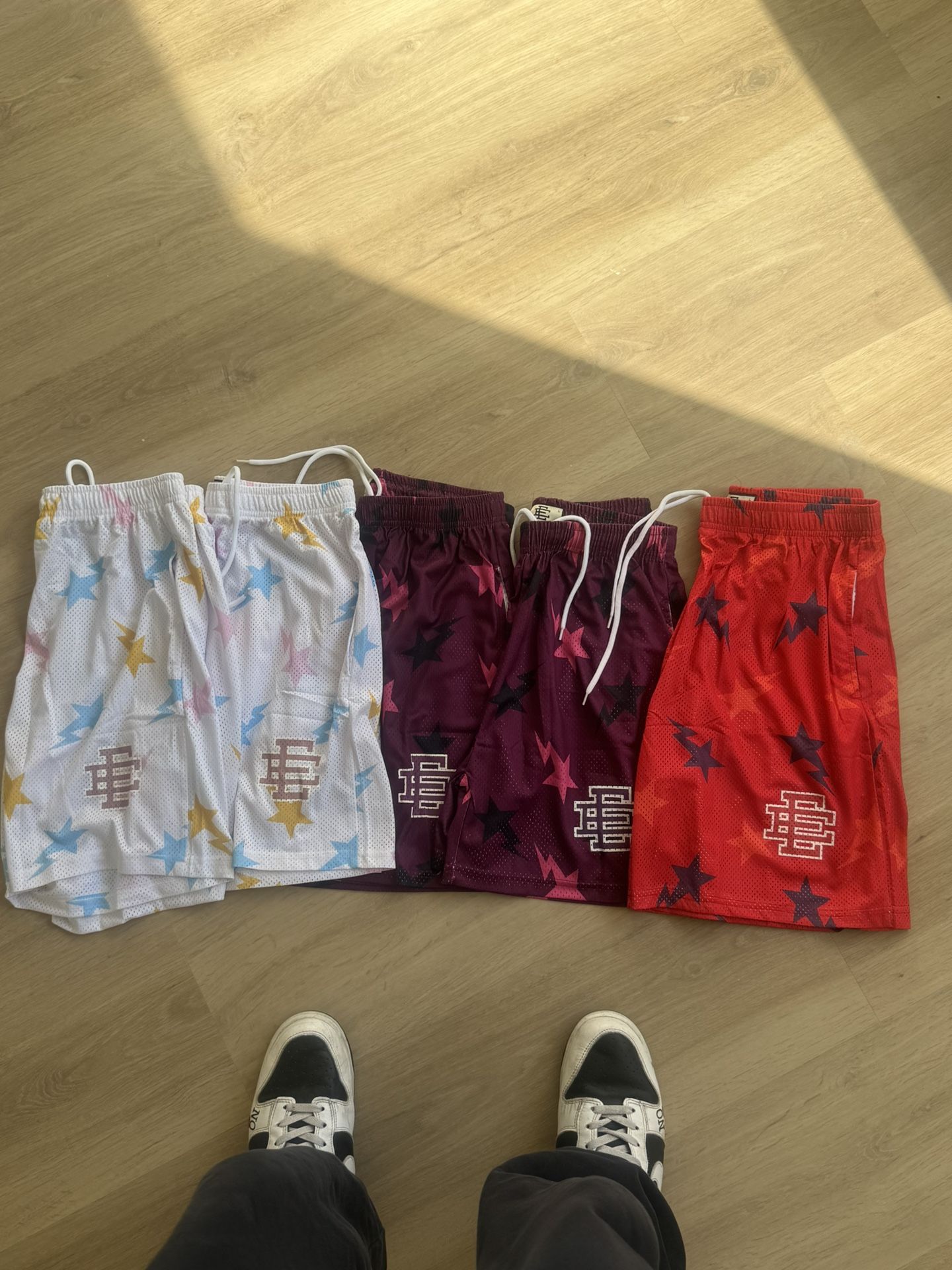 ERIC EMMANUEL X BAPE SHORTS