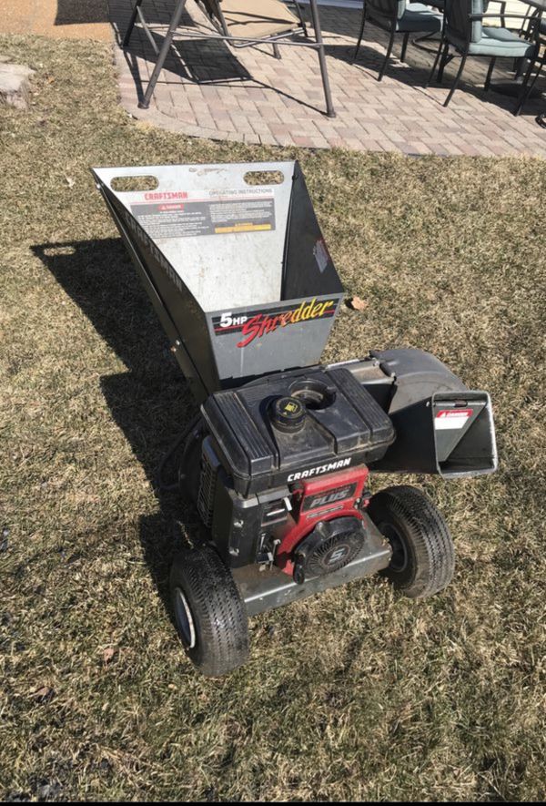 Craftsman chipper shredder mulching machine 5 hp for Sale in