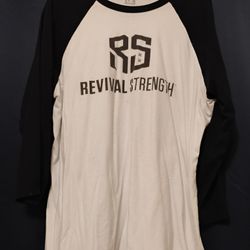 Revival Strength 3/4 Sleeve T-shirt Size XL 